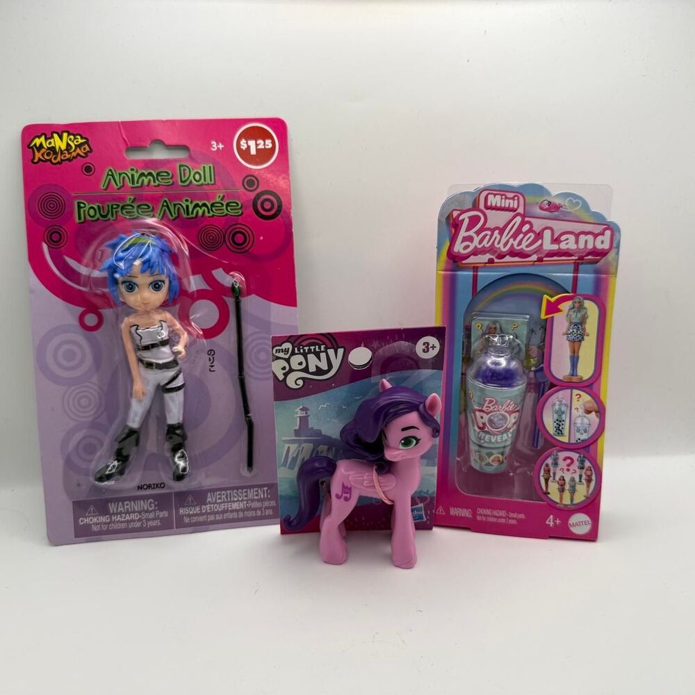 Multi Doll Set Barbie Anime My Little Pony